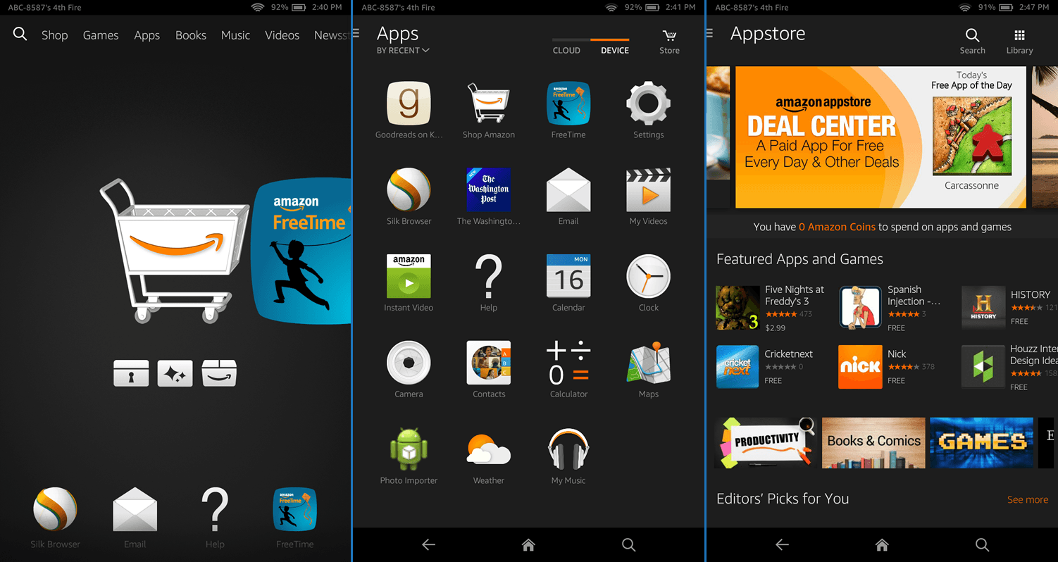 Kindle App Logo - Using the Amazon App Store - Kindle Fire tablets at the Library ...