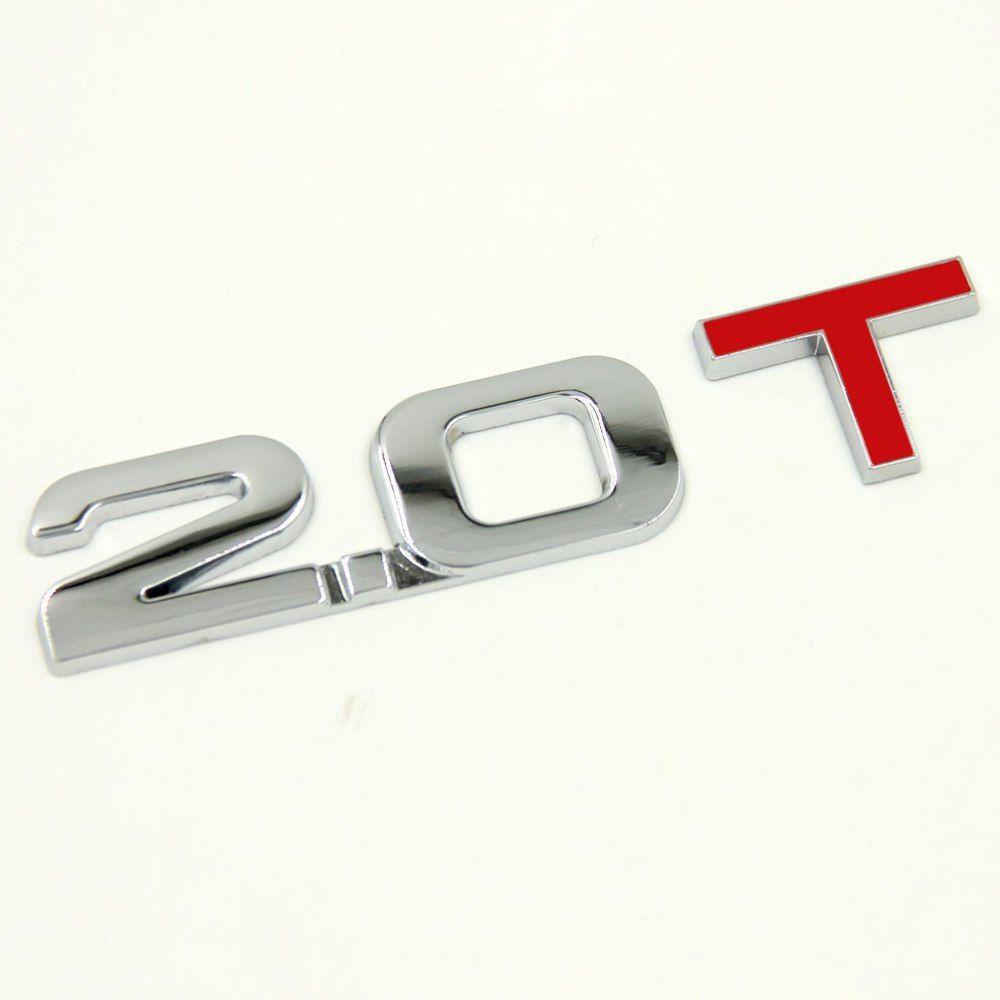 2.0T Logo - Emissioni Auto Styling Logo Turbo Auto Auto Cilindrata Del Motore