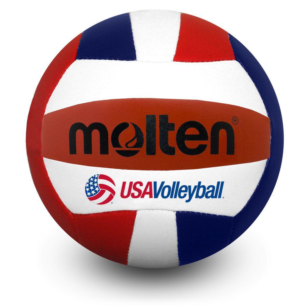 Red White and Blue C Logo - Mini Volleyball- Red White Blue