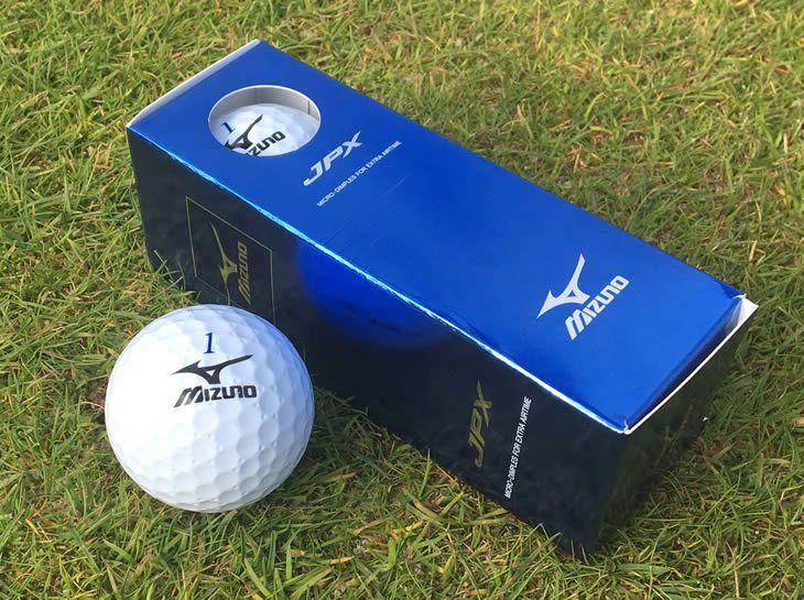 Golfer in Blue Box Logo - Mizuno JPX 2018 Golf Ball Review