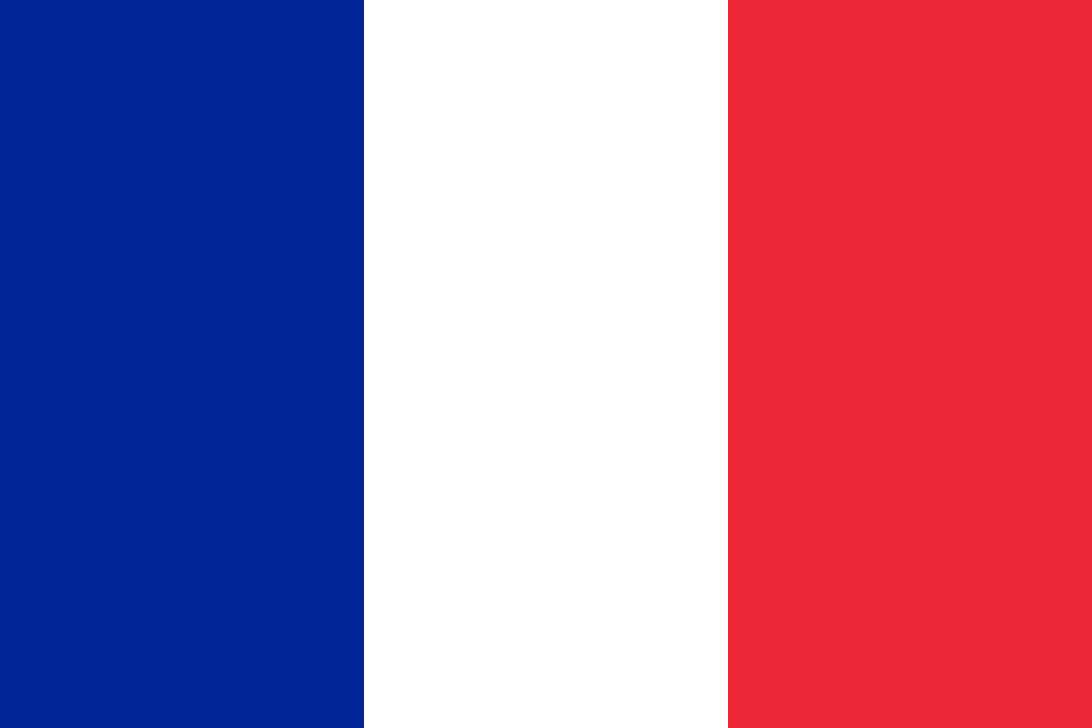 Red White Blue Flag Logo - Flag of France
