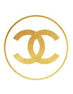 Coco Chanel Gold Logo - Printable Coco Chanel Logo INSTANT DOWNLOAD, Parfume Chanel Logo ...