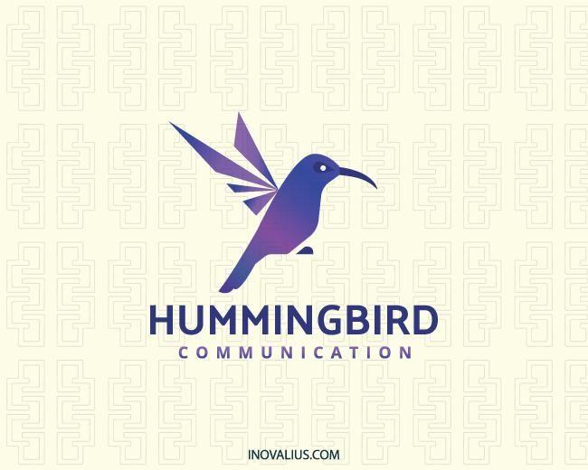 Hummingbird Logo - Hummingbird Communication Logo Design | Inovalius