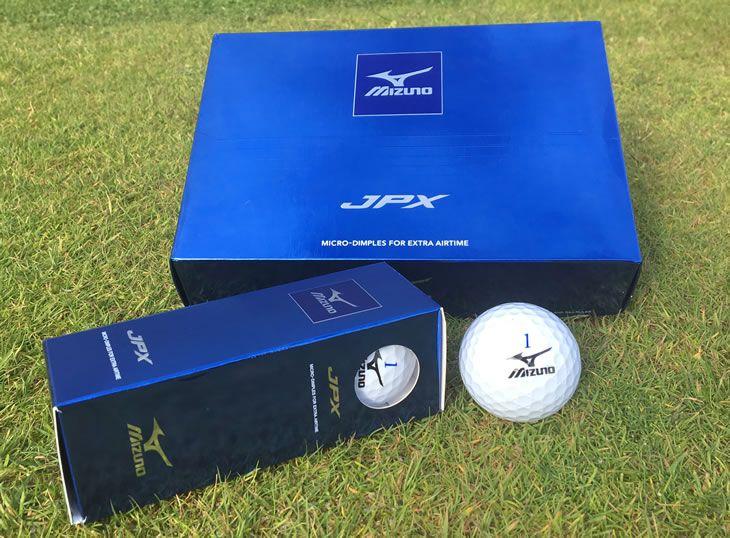 Golfer in Blue Box Logo - Mizuno JPX 2018 Golf Ball Review