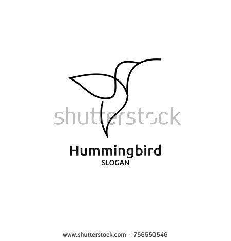 Hummingbird Logo - hummingbird logo designs full vector | line bird logo | Pinterest ...