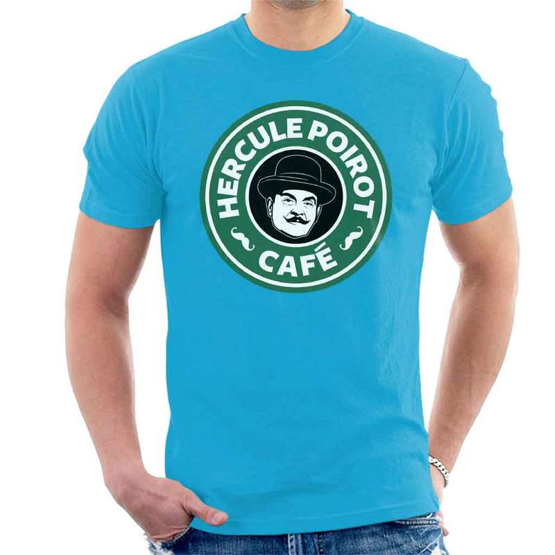 Blue Starbucks Logo - Hercule Poirot Cafe Starbucks Logo