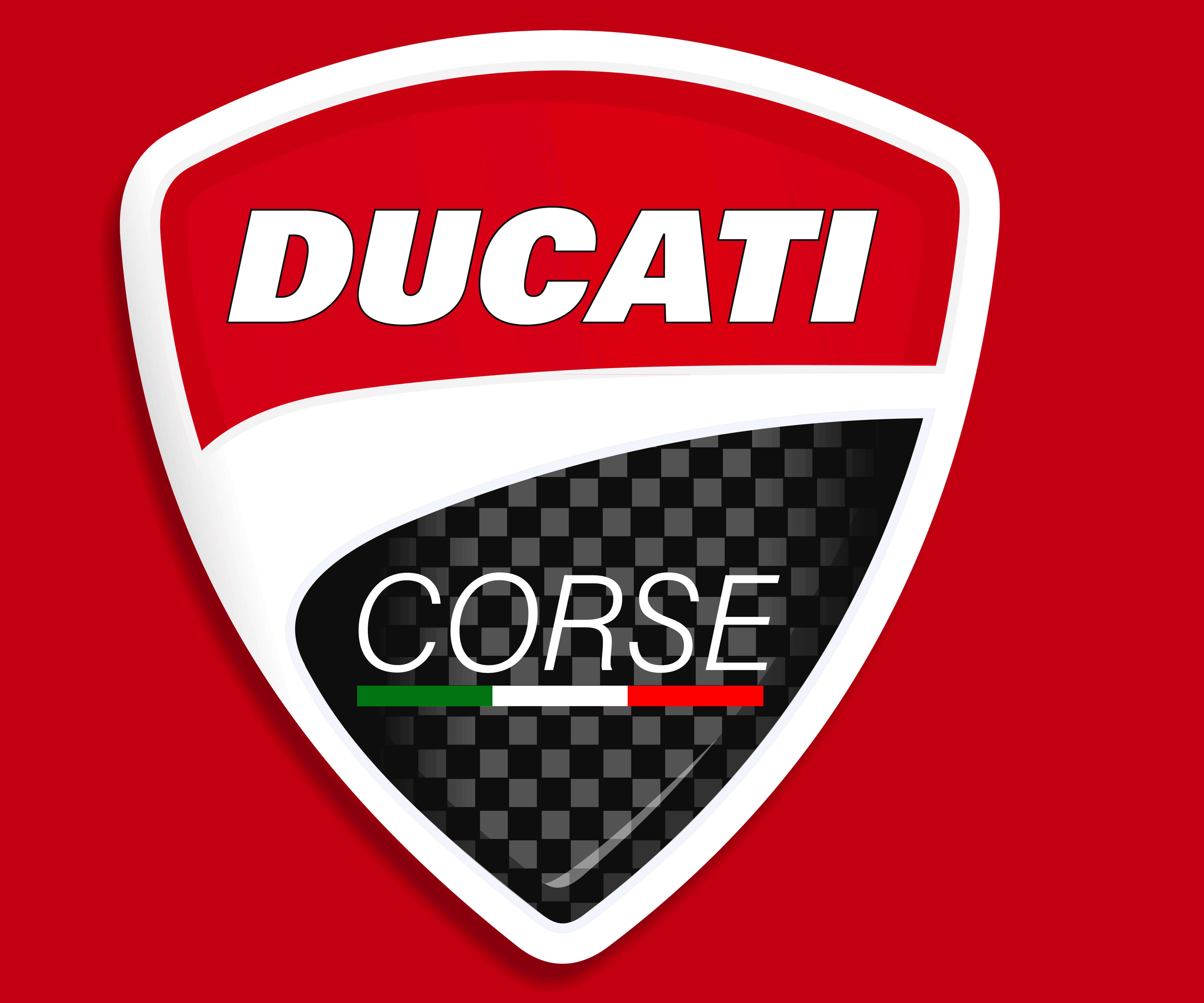 Ducati Logo - Ducati Corse Logo | Motorcycle Logos | Ducati, Motorcycle logo ...