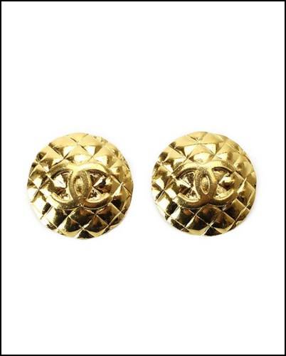 Coco Chanel Gold Logo - 20 Inspirational Chanel Gold Earring