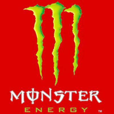 Monster Drink Logo - Monster Energy Logo - Red Background | e Logos