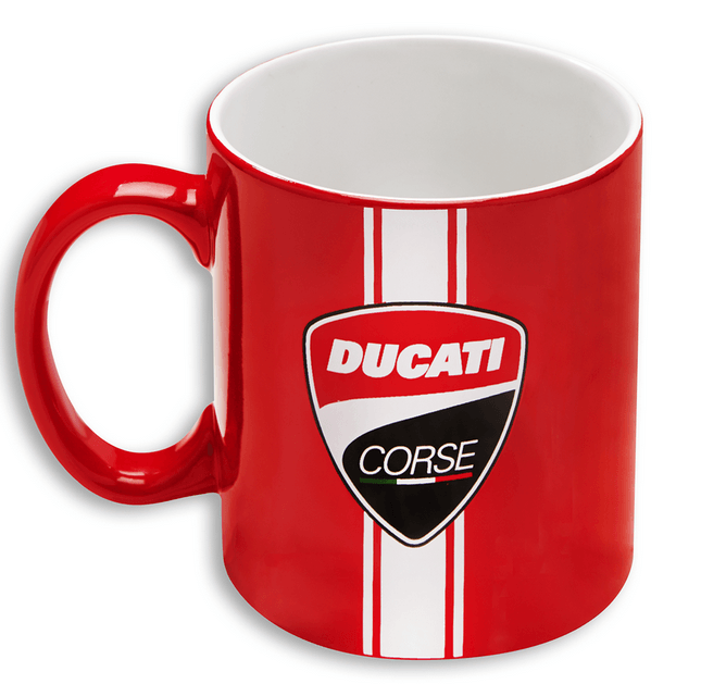 Ducati Logo - Ducati Corse coffee mug red with Ducati Logo imprint novelty