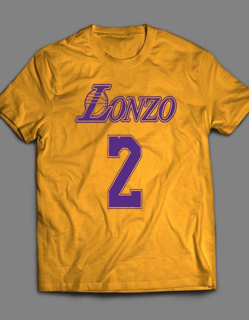 Lonzo Ball Logo - LONZO BALL LOS ANGELES LOGO MASH UP T-SHIRT | OldSkool Shirts LLC