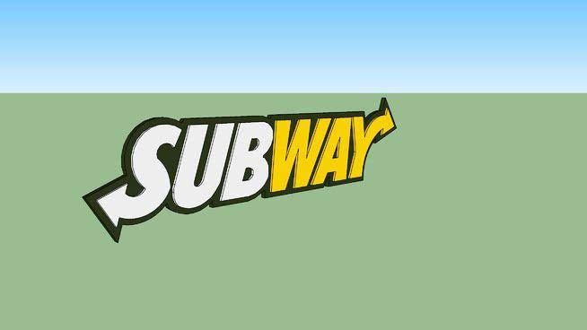 Subway Logo - Subway Logo | 3D Warehouse