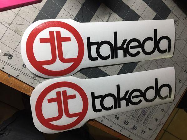 Takeda Logo - TAKEDA Logo Vinyl Sticker. 11