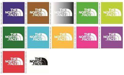 North Face Logo - Buy 24 wall decals stickers The North Face logo. Good size: 4 ...