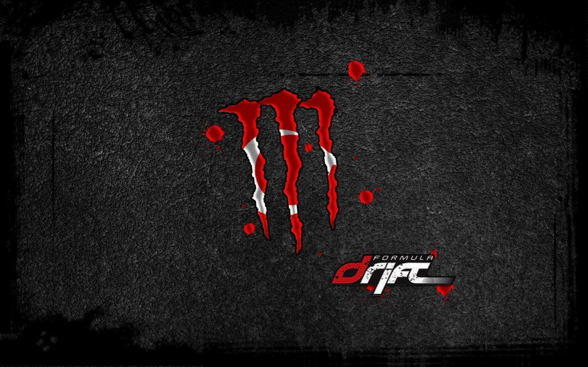 Red Monster Logo - Monster Energy Wallpaper HD
