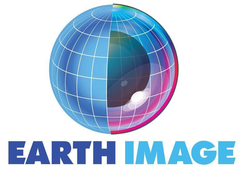 Blue Radar Earth Logo - Earth radar imaging company logo | Angel Design