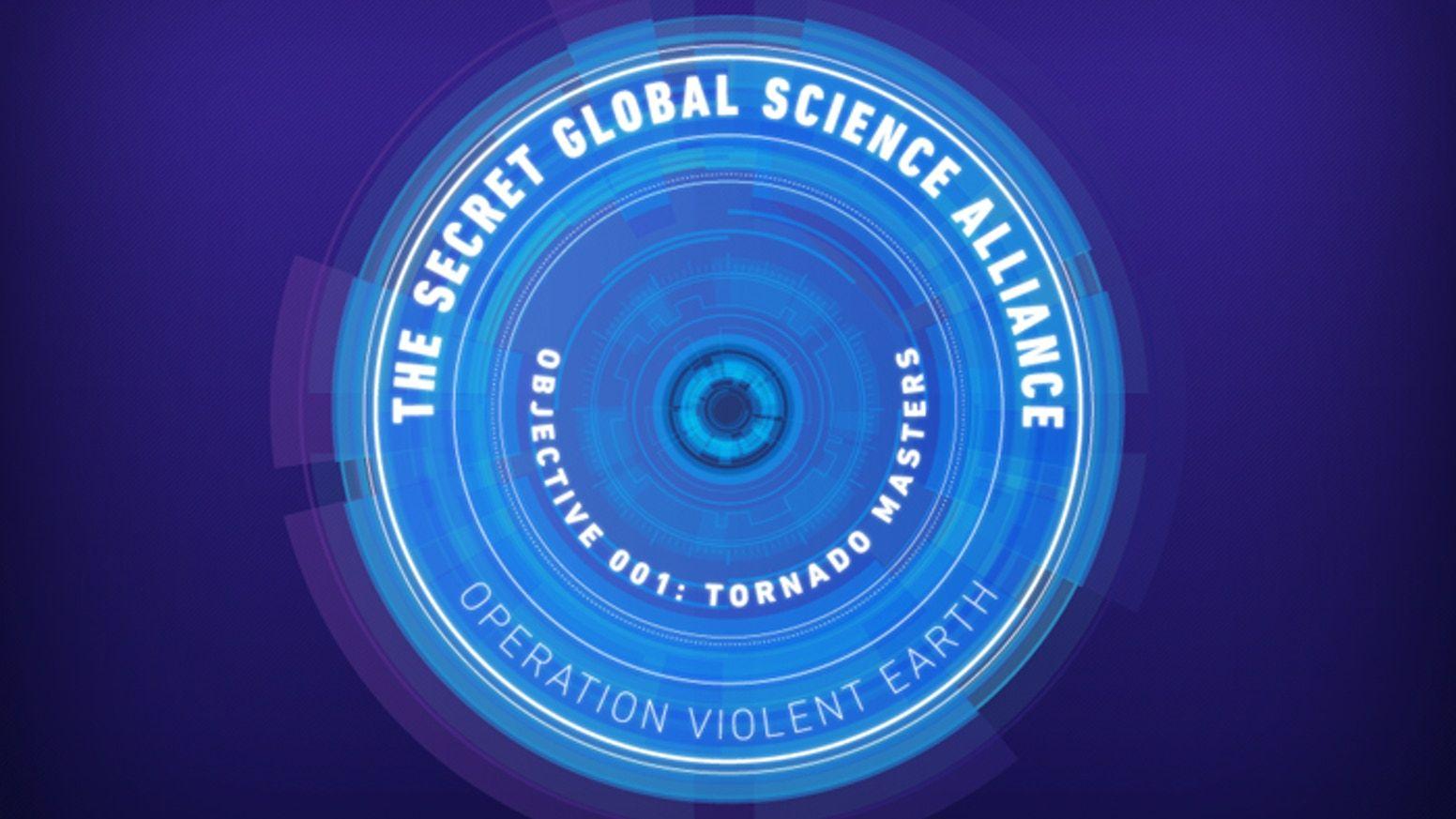 Blue Radar Earth Logo - Tornado Maker: Real Science, Real Learning