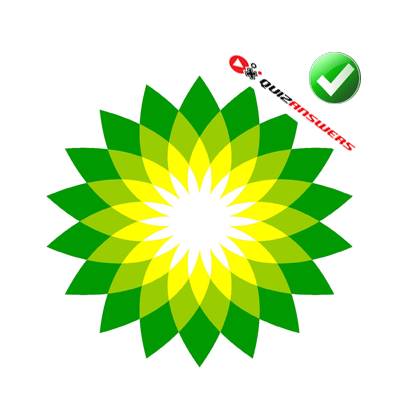 Green and White Brand Logo - Green and yellow flower Logos