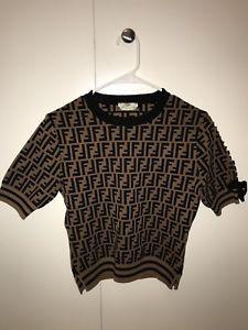 Women Fendi Shirt Logo - Fendi logo Shirt Women Size 42 | eBay