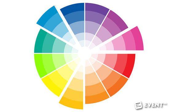 5 Color Circle Logo - Rules for an Event Design Color Palette