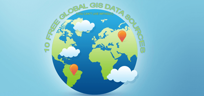 Blue Radar Earth Logo - Free GIS Data Sources: Best Global Raster and Vector Datasets