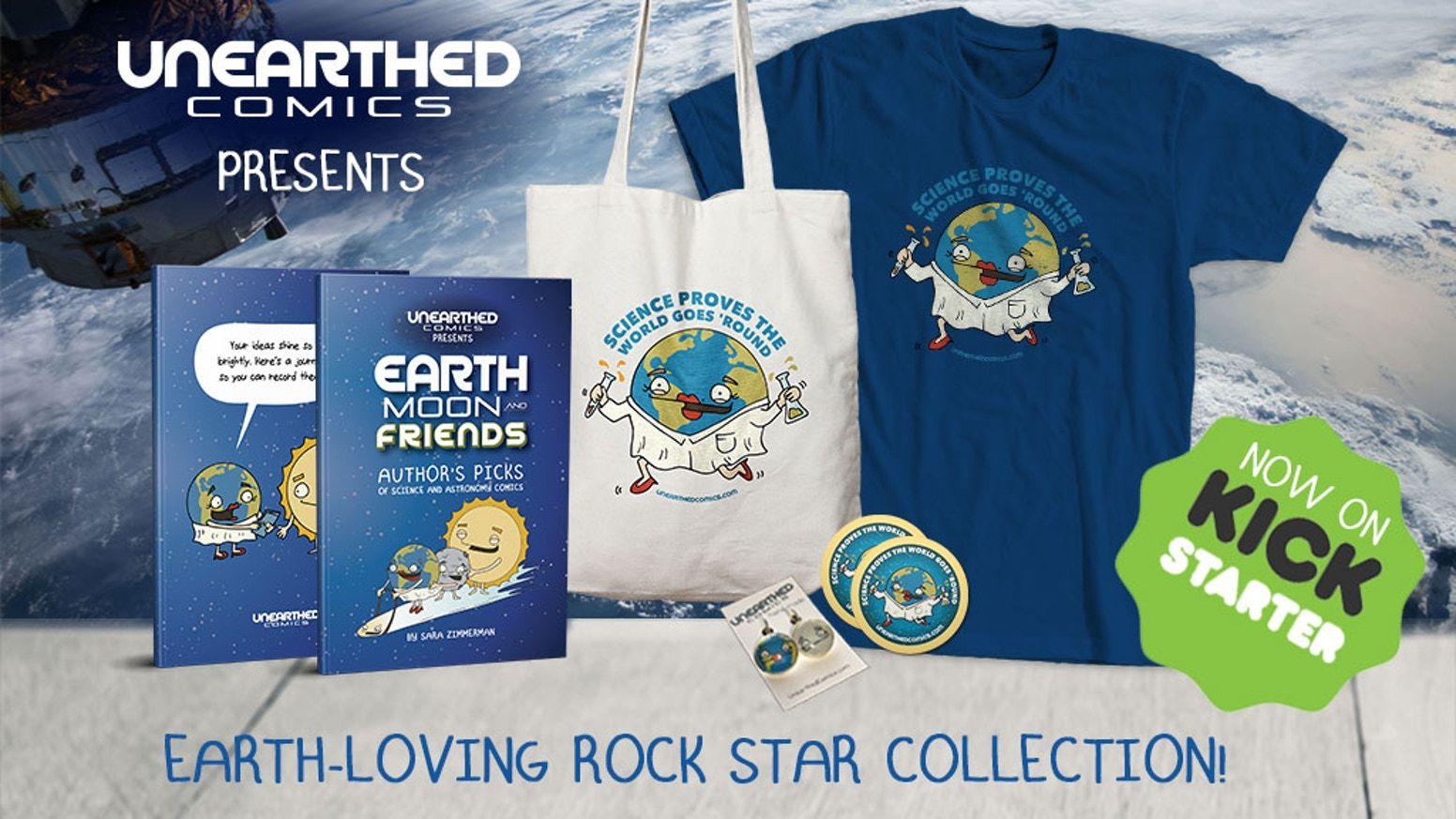 Blue Radar Earth Logo - Unearthed Comics' Earth-Loving Rock Star collection by Unearthed ...
