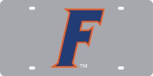 Florida F Logo - Florida Gators Slant F Mirror License Plate