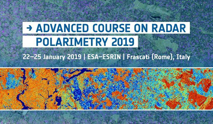 Blue Radar Earth Logo - Advanced Course on Radar Polarimetry 2019