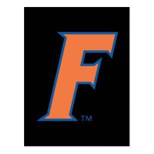 Florida F Logo - University Of Florida Logo Postcards