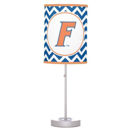 Florida F Logo - Orange & Blue Florida F Logo Table Lamp