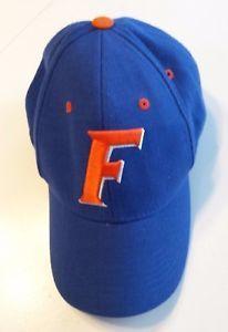 Florida F Logo - UF University of Florida Gators Football Blue Baseball Cap Hat One