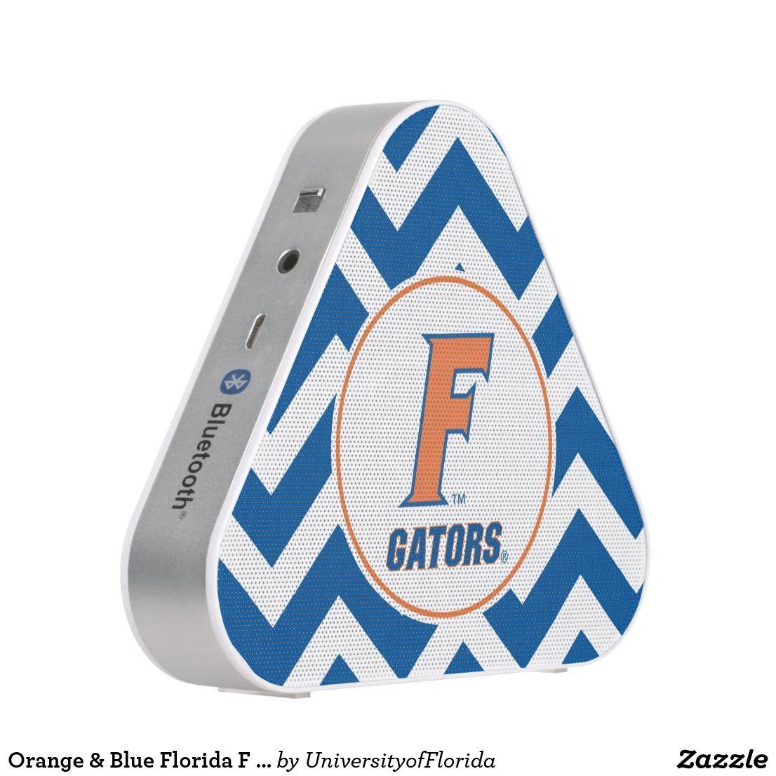 Florida F Logo - Orange & Blue Florida F Logo Bluetooth Speaker | Bluetooth Speakers ...