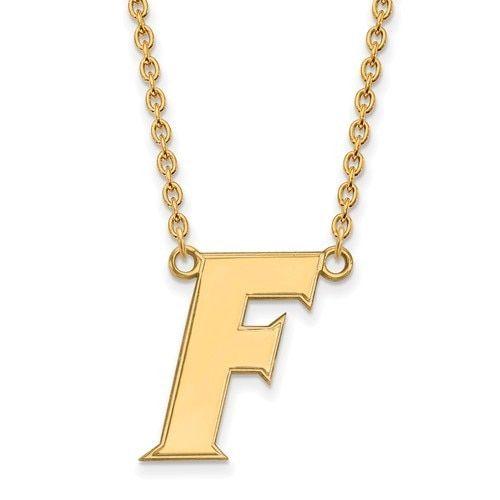 Florida F Logo - Florida Gators F Logo 14K Gold Pendant Necklace