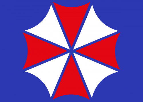 Umbrella Corp Logo - RESIDENT EVIL: UMBRELLA CORP LOGO Sherpa Lined Zip Up Gaming Hoodie