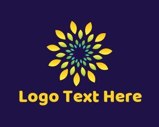 Yellow Flower Like Llogo Logo - Daisy Logo Maker | BrandCrowd