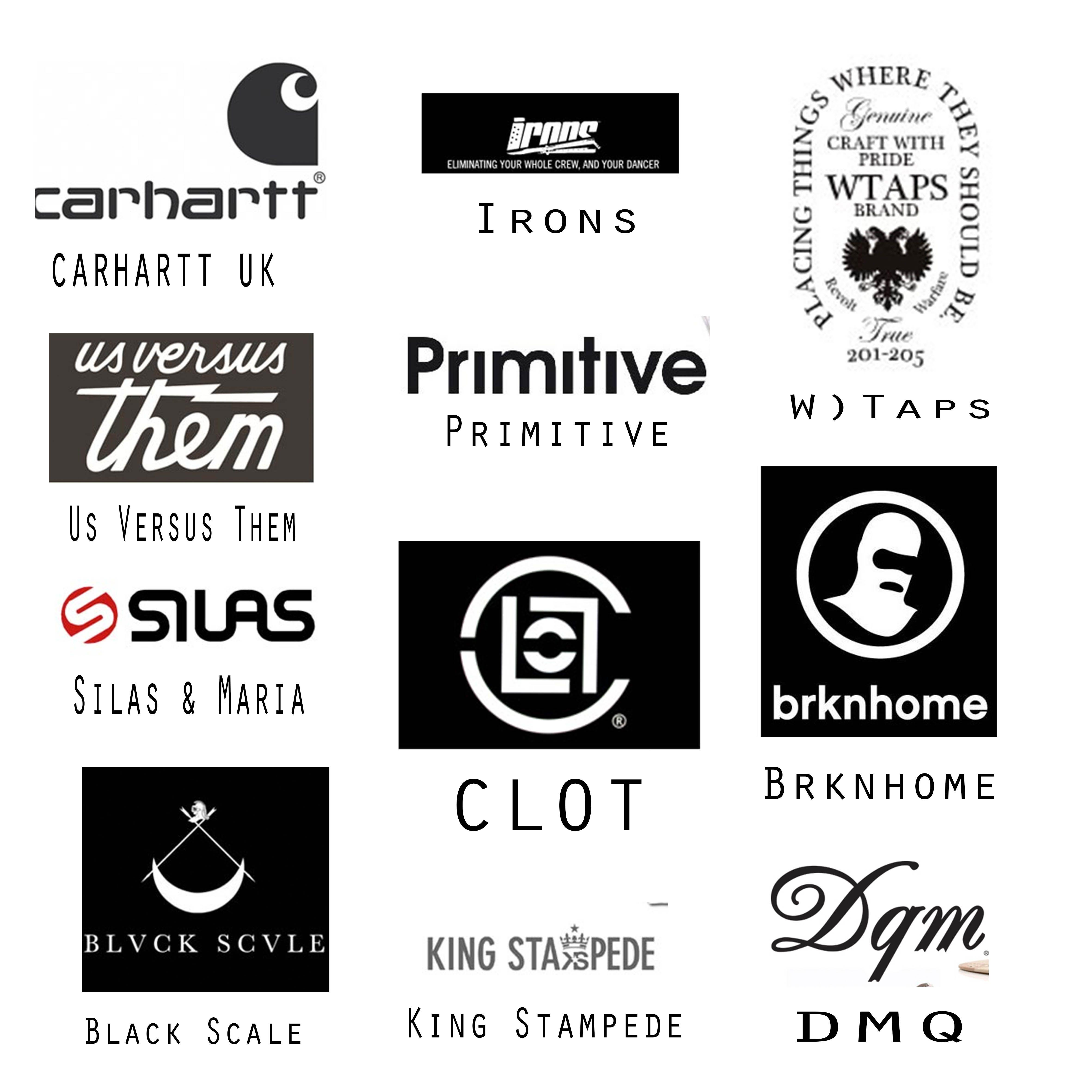 Streetwear Brand Logo - Street Brands!!! Logo Research!!! – Kalis Krystals