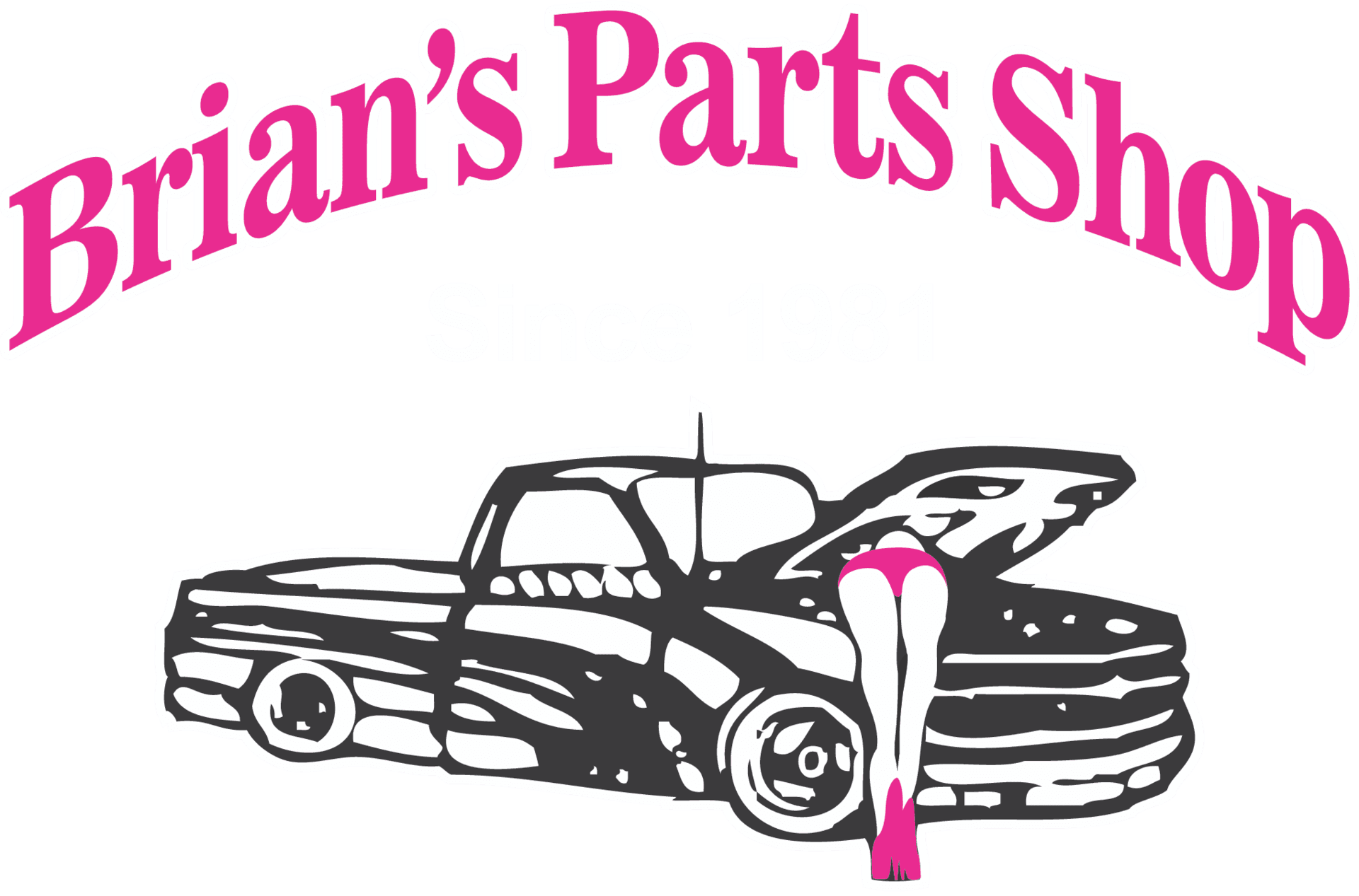 Car Repair Shop Logo - Brian's Parts Shop. Auto Repair. Fresno, CA
