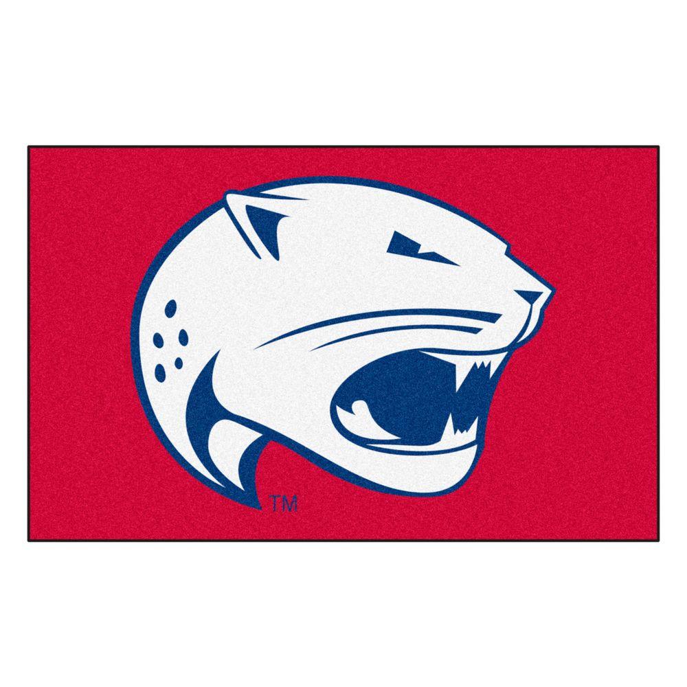University of South Alabama Logo - FANMATS NCAA University of South Alabama Red 5 ft. x 8 ft. Area Rug