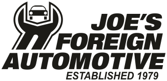 Auto Mechanic Shop Logo - About Joe's Foreign Automotive