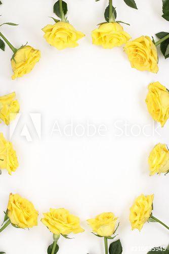 Pink Flower with Yellow Outline Logo - Yellow roses with pink spots flowers facing center Surrounding ...
