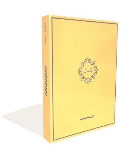 Yellow Flower Looking Logo - Mamamoo Flower (6th Mini Album) CD Booklet Photocard New