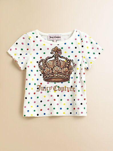 Baby Couture Logo - Juicy Couture - Infant's Dotted Logo Tee - Saks.com | Woah Baby ...