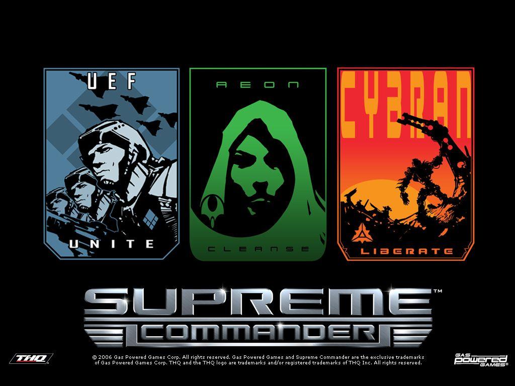Supreme Commander Logo - Image - Supreme-Commander-Les-trois-factions.jpg | Supreme Commander ...