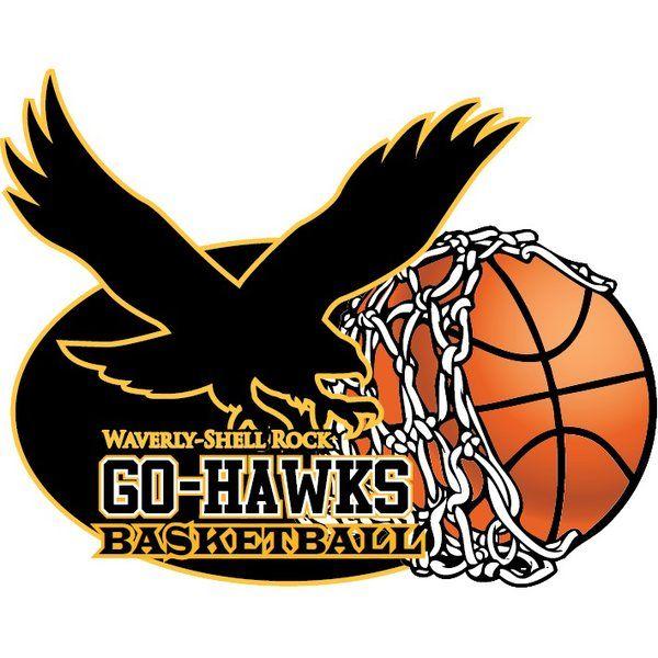 Hawks Basketball Logo - Waverly Shell Rock High School Go Hawks Basketball