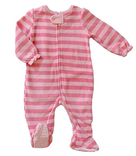 Baby Couture Logo - Amazon.com: Juicy Couture Baby Girl's Footed Sleeper: Baby