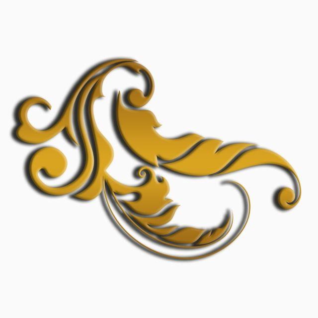 Golden Swirls Logo - Golden Swirl, Swirls, Swirl, Swirl Corner PNG and PSD File for Free ...