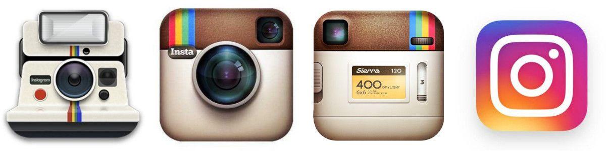 Social Instagram Logo - The evolution of the social media icon