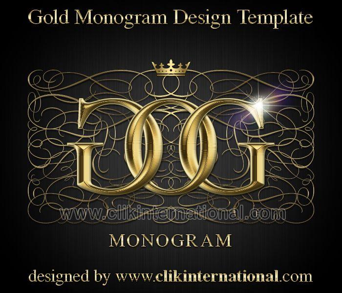 Golden Brand Logo - Golden Metallic Brand, Label, Logo and Monogram Design Templates ...