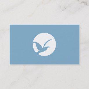 Blue Birds in a Circle Logo - Bird Logo Office & School Products | Zazzle.co.uk