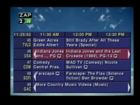 Zap2it Channel Logo - Zap2it TV guide 10/4/04 - YouTube